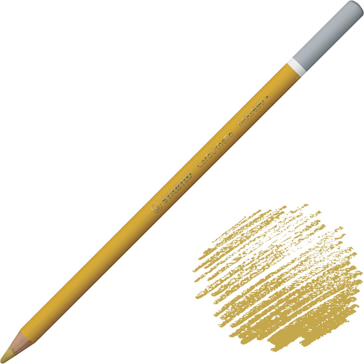 Kleurpotloden STABILO CarbOthello kalkpastel goudoker | 12 stuks